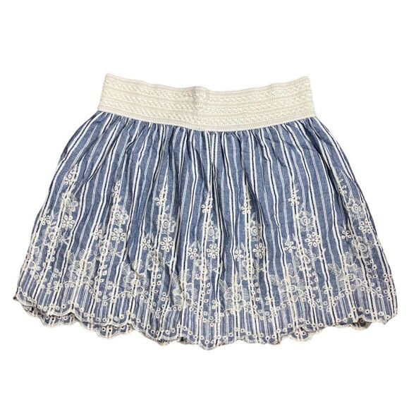 Knit Works denim and lace style skort, size YL, NWOT - Picture 1 of 8